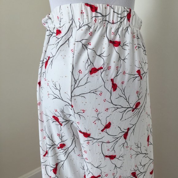 Plus Size 2X Sleep Pants Red Birds Simple Pleasures - Picture 3 of 8